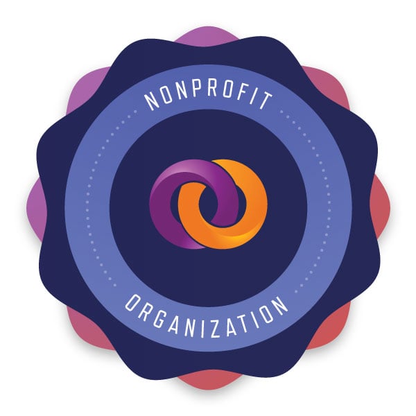 Nonprofit Organization badge with Permanent logo